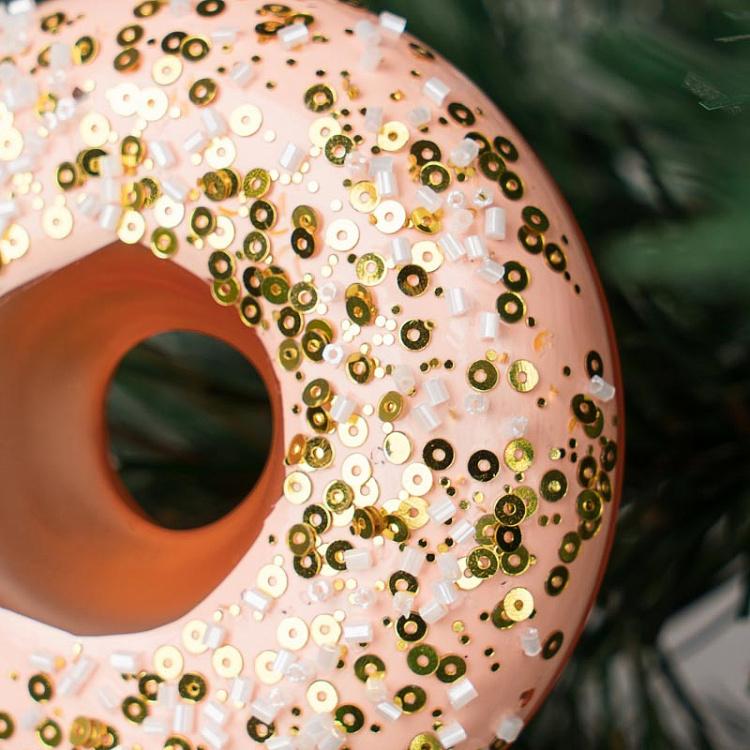 Ёлочная игрушка Кремовый пончик Cream Donut 11 cm