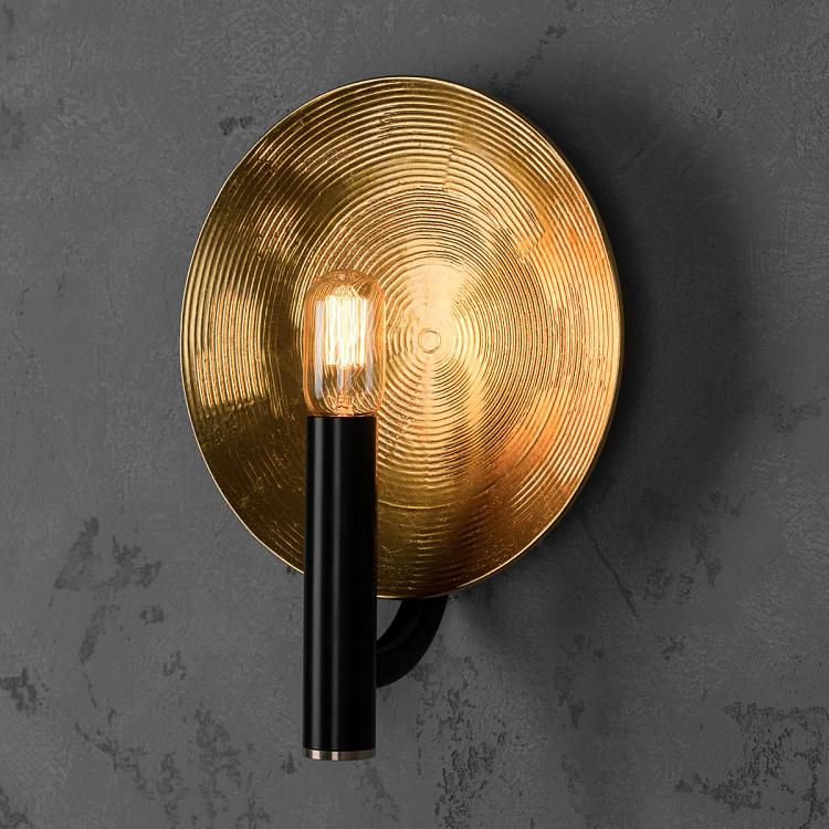 Бра Орбис, золотая поталь, S Wall Lamp Mind And Object Orbis Small, Gold