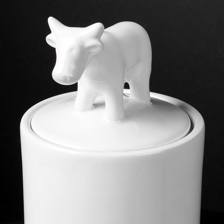 Ёмкость для хранения Корова Ceramic Pot With Cow Handle