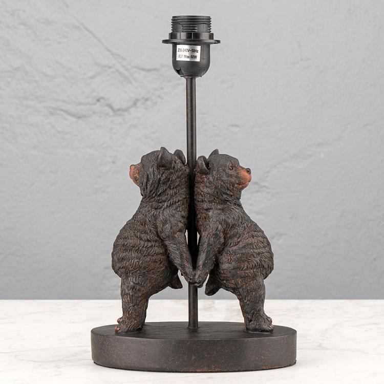 Настольная лампа с абажуром Два медведя 2 Bears Back Lamp With Shade