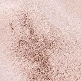 Пуфик Alaska Rectangular Pouf Small искусственный мех Big Bear Pink - ракурс 6