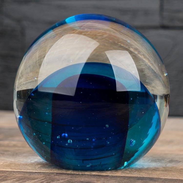 Пресс-папье Синий шар Glass Paperweight Ball Of Blue