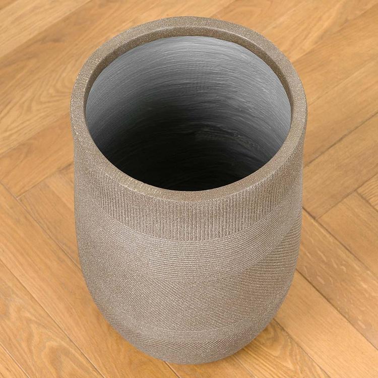 Кашпо Ergo Graphics Tall Pot Cappuccino Small - ракурс 2