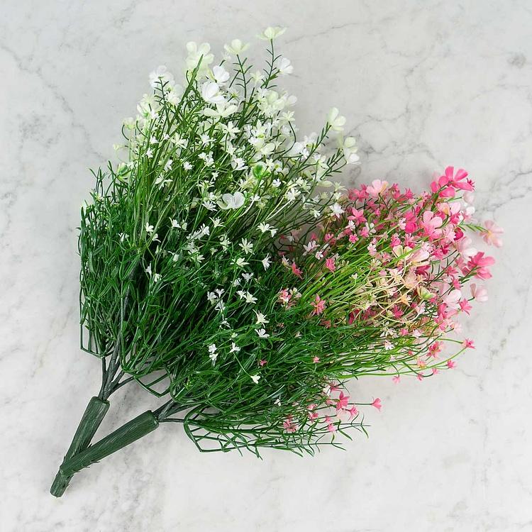 Искусственное растение Flowering Field Bush White 35 cm - ракурс 5