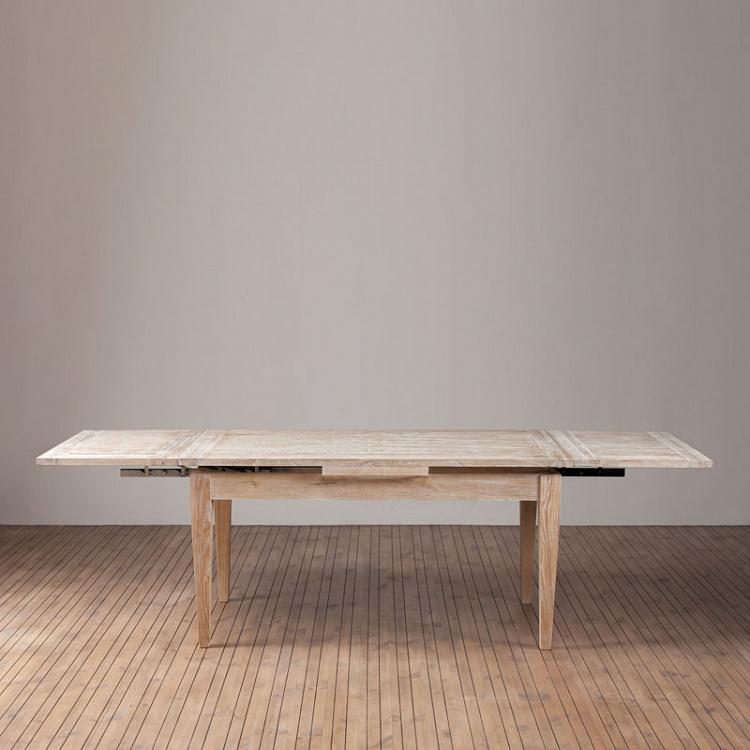 Обеденный раздвижной стол Амели, белый дуб Amelie Extending Dining Table