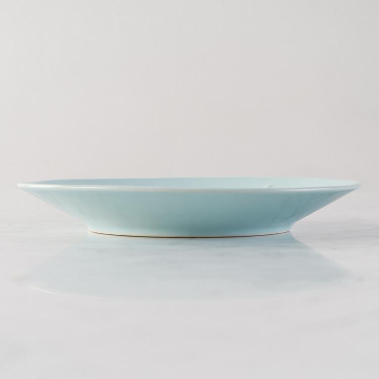 Голубая десертная тарелка Пчёлы Abeille Ceramic Blue Dessert Plate