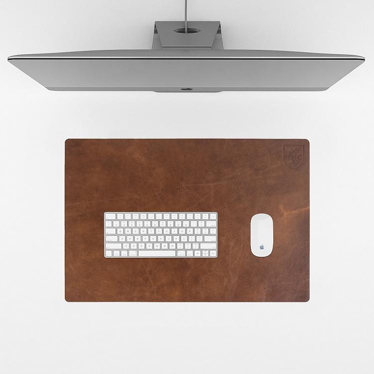 Кожаный коврик для рабочего стола и мышки, M Home Concept Working Station Leather Pad Medium