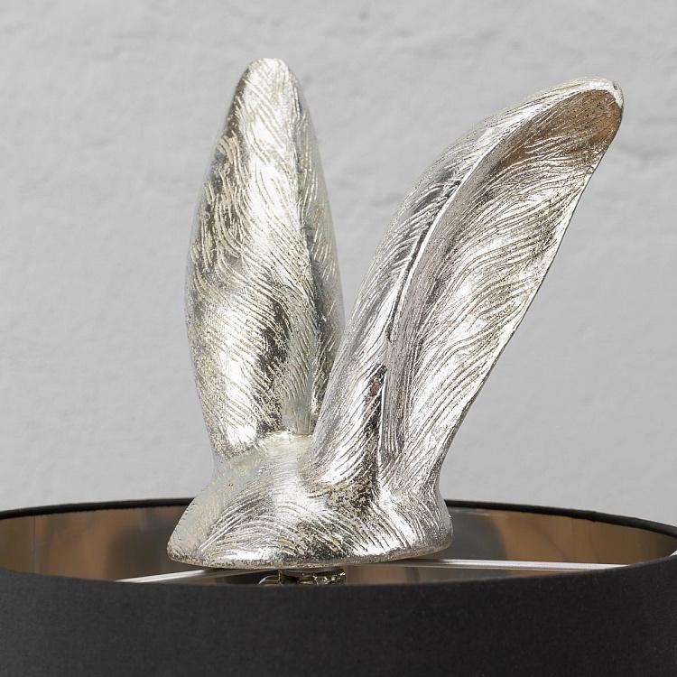 Торшер Серебряный робкий кролик, L Floor Lamp Hiding Bunny Silver