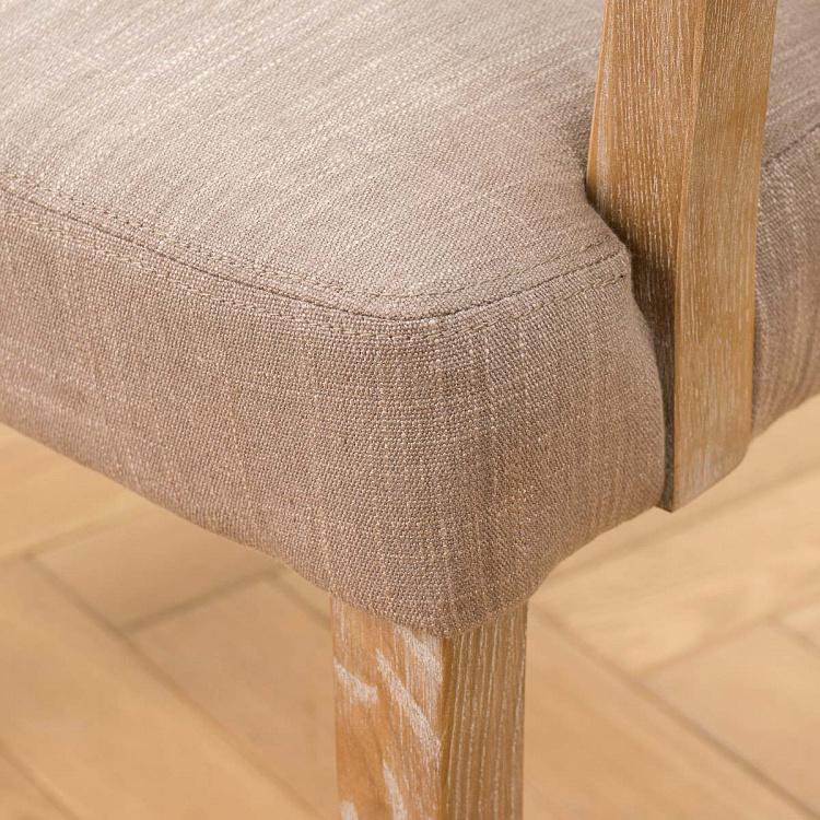 Стул Ньюпорт с подлокотниками, песочные ножки Newport Dining Chair, Oak Sandwashed