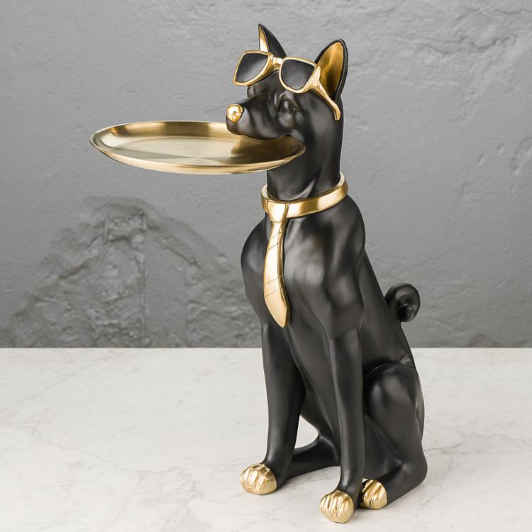 Подставка для мелочей Собака Санни Dog Sunny With Tray Figurine