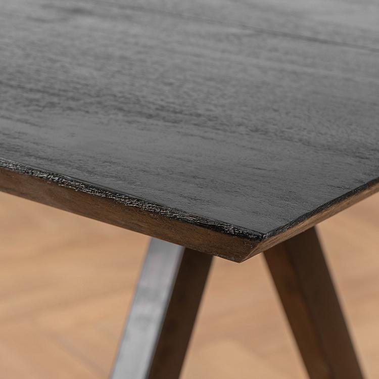 Обеденный стол из тёмного дерева манго Вектор Vecteur Table Dark Mango Wood