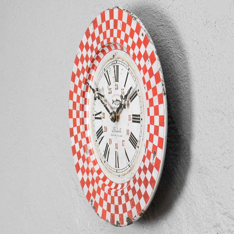 Жестяные настенные часы Марсель French Tin Marseille Wall Clock