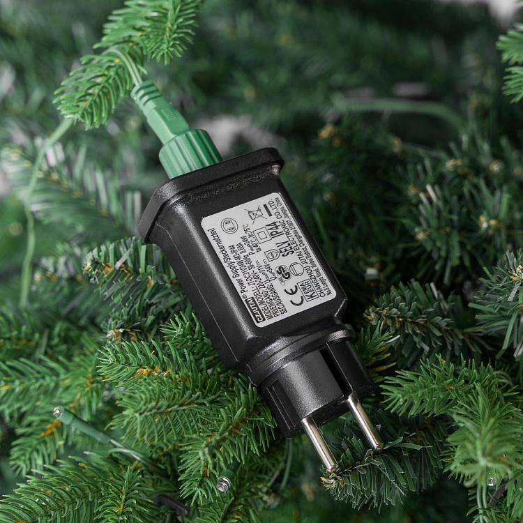 Искусственная новогодняя ёлка с led-гирляндой на 2020 лампочек, 350 см Green Spruce With 2020 LED Bulbs 350 cm