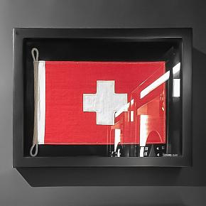 Shadow Box Flag Switzerland Mini