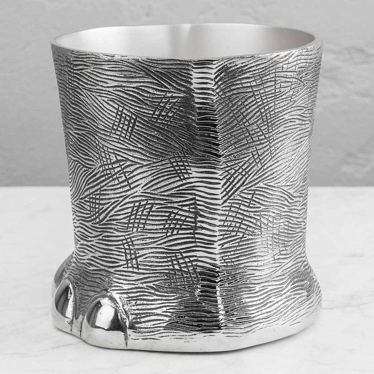 Ведро для льда Слон Elephant Ice Bucket Silver