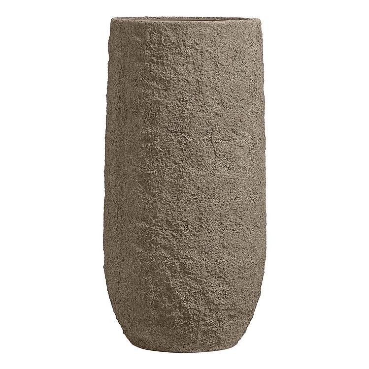 Кашпо Effectory Terra Tall Pot Grey Beige Large