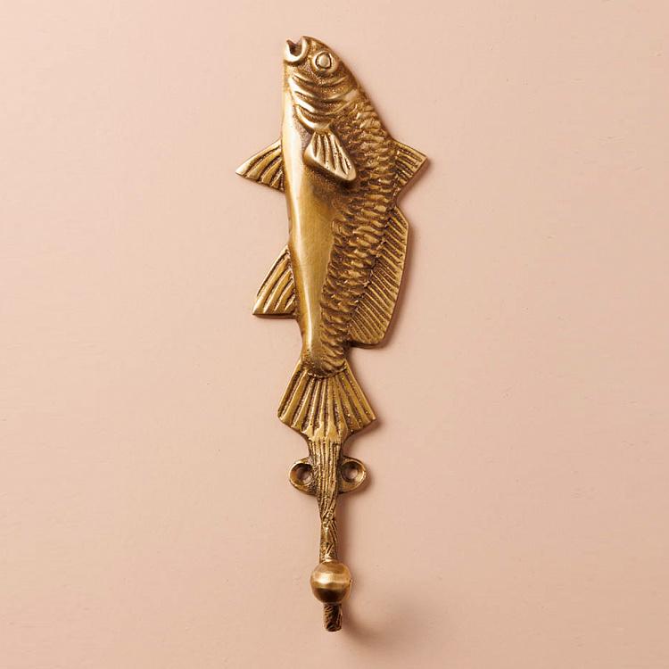 Крючок Рыба латунного цвета Metal Fish Laiton Hook