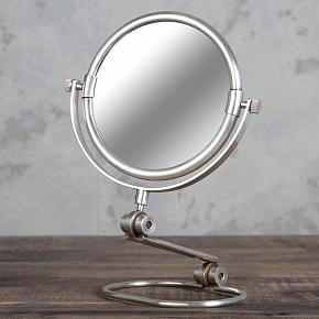 Round Mirror On Extendable Stand
