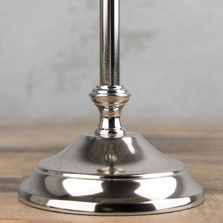 Настольная лампа с абажуром и круглым основанием Table Lamp Round Base
