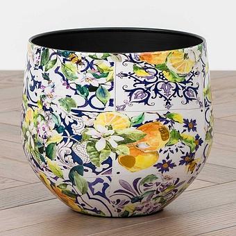 Кашпо Effectory Savage Garden Bowl Pot Capri Medium - ракурс 4