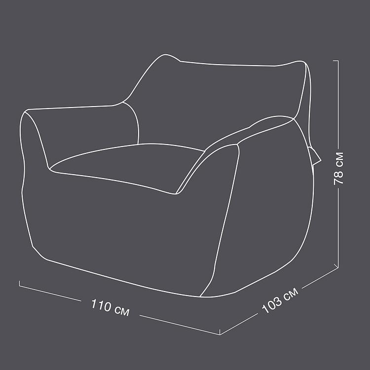 Кресло Summer Snug Chair Mark II лён Prime Washed Linen Flax - ракурс 8