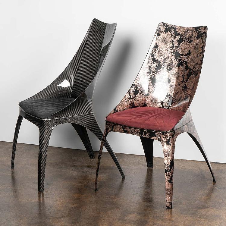 Стул из карбона Кавалло Cavallo Dining Chair, Carbon