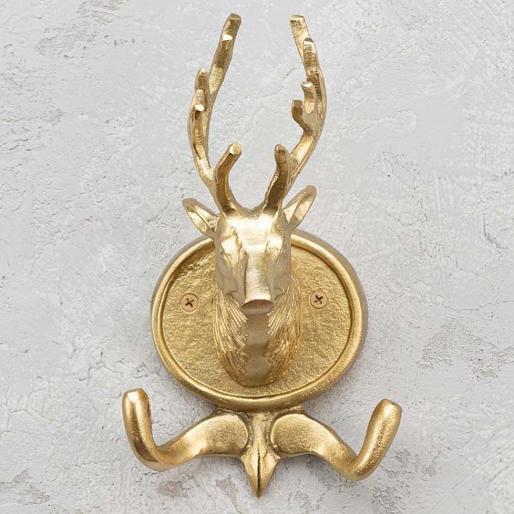 Двойной крючок Олень золотой Double Hook Deer Gold