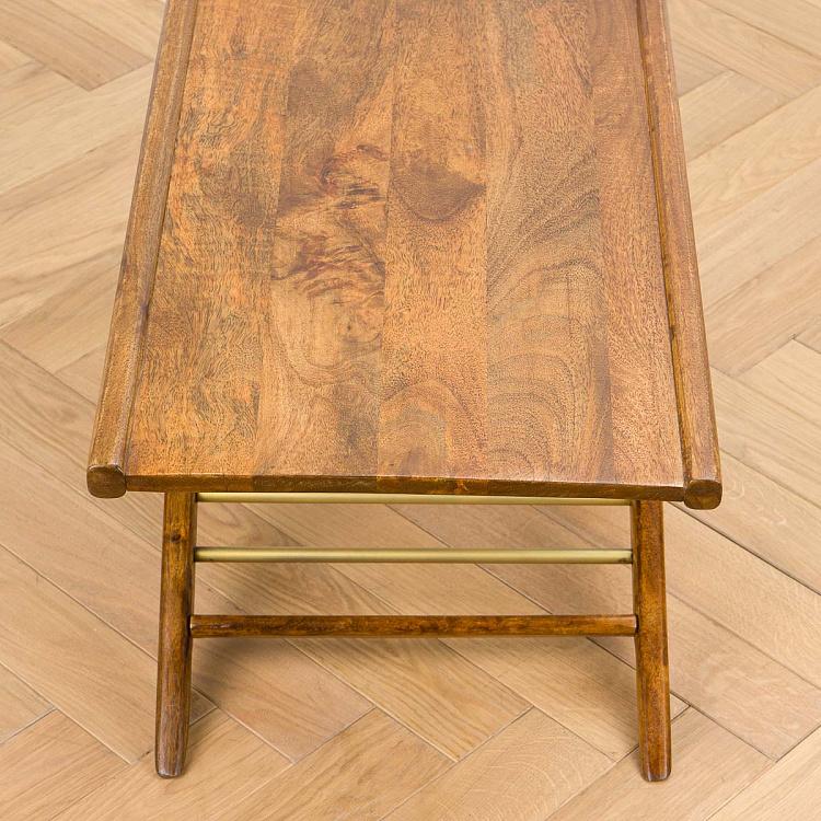 Журнальный стол из дерева манго Лаки Lucky Coffee Table Mango Wood