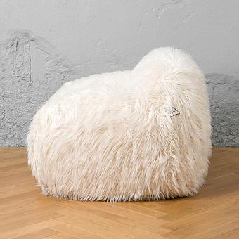 Кресло Snug Chair искусственный мех Mongolia Cream - ракурс 2