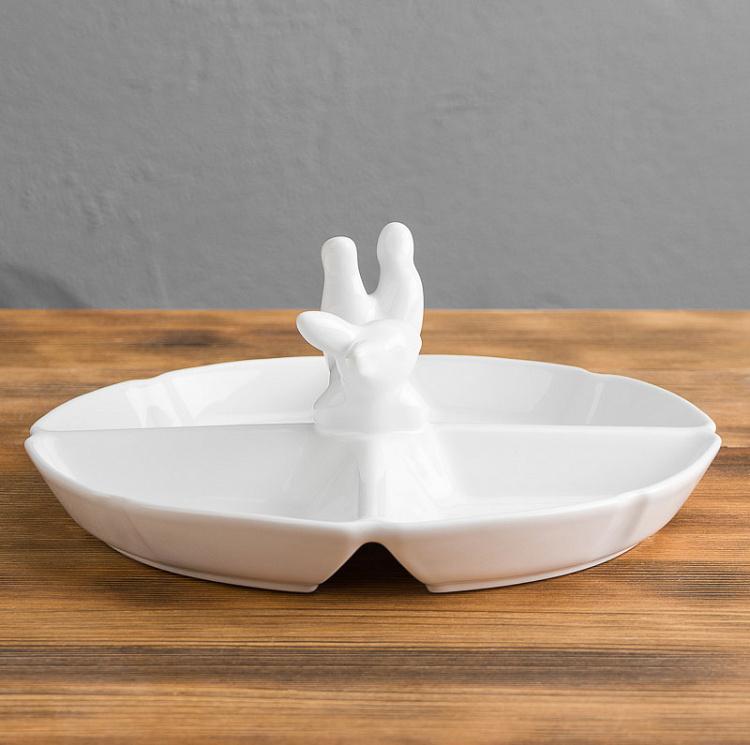 Менажница Кролик Непоседа Serving Dish Rabbit Fidget