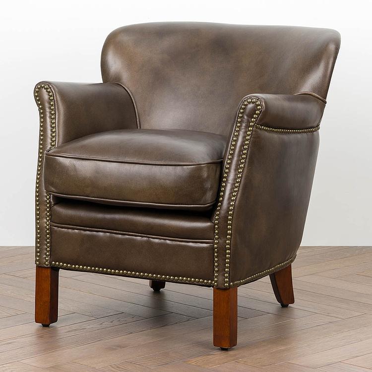 Кресло Academic Chair RM натуральная кожа Antique Master