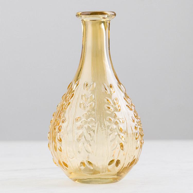 Ваза Вьюнок янтарного цвета, S Liseron Vase Amber Small
