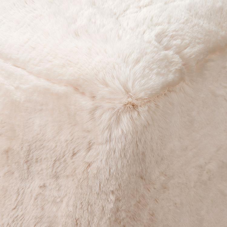 Кресло Lomfy Chair искусственный мех Big Bear Cream - ракурс 7