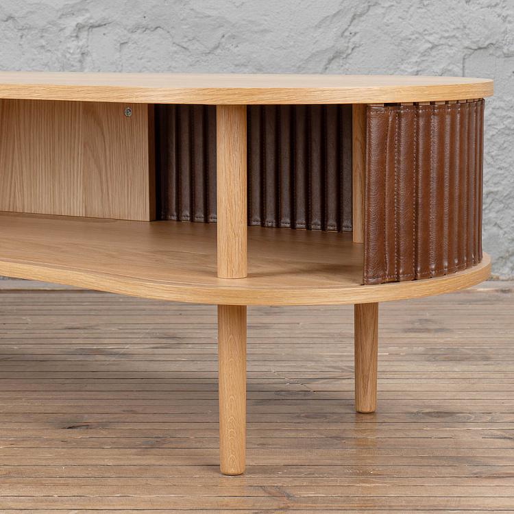 Комод-тумба под телевизор Одейшес, светлый дуб Audacious TV Bench, Oak