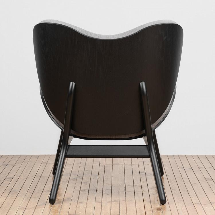 Низкое кресло Разговор, чёрные ножки A Conversation Piece Lounge Chair Low, Black Oak