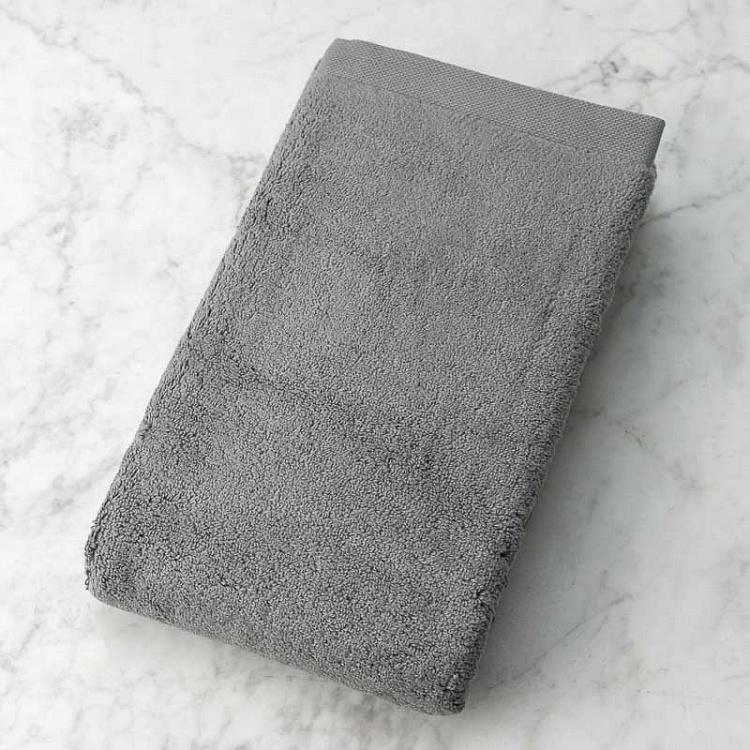 Тёмно-серое махровое полотенце для рук и лица Олимпия 50x100 см Olympia Hand Towel Dark Grey 50x100 cm