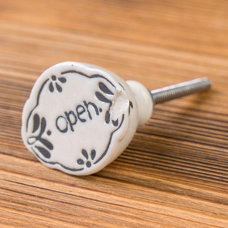 Мебельная ручка Открыто дисконт1 Open Knob discount1