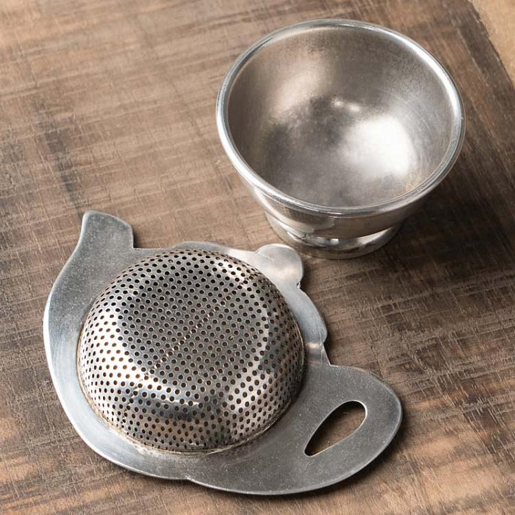 Ситечко для чая с подставкой Tea Strainer Teapot