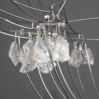 Люстра Classic Volt Chandelier хрусталь и металл Clear Crystal and Natural Metal