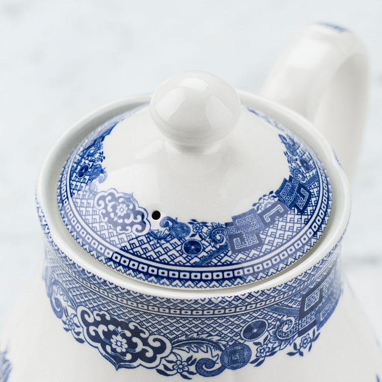 Чайник Голубая ива Blue Willow Teapot