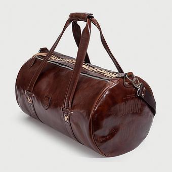 Спортивная сумка Sport Bag Model 38 натуральная кожа Vintage Cherry