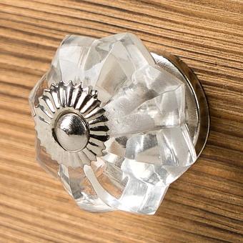 Glass Flower Knob