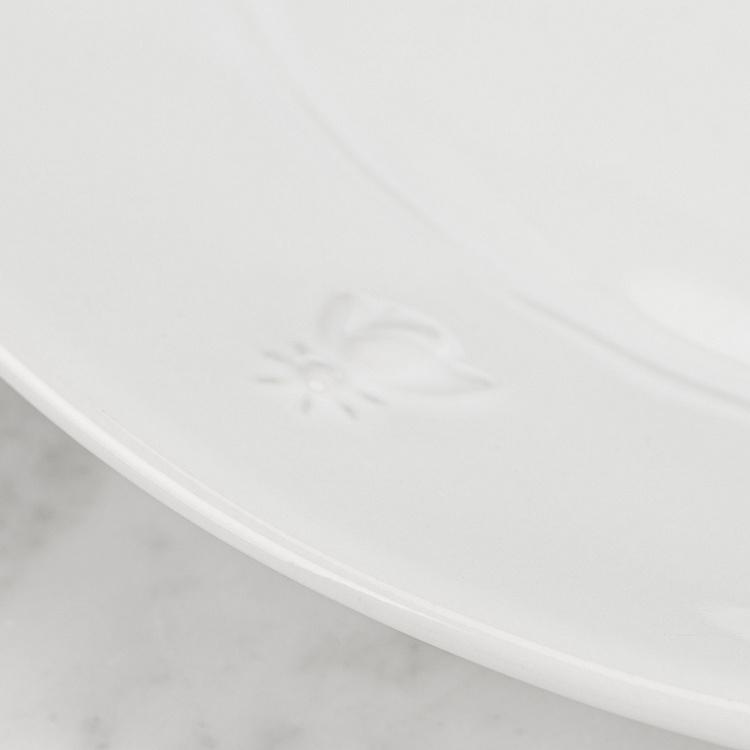 Десертная тарелка Пчёлы Abeille Ceramic Ecru Dessert Plate