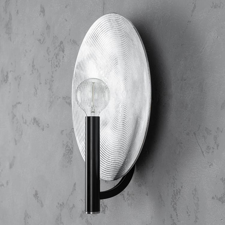 Бра Орбис, серебряная поталь, M Wall Lamp Mind And Object Orbis Medium, Potal Silver