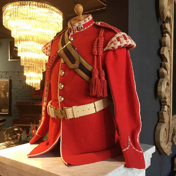 Винтажный мундир Барабанщика полка герцога Веллингтона Vintage Duke Of Wellington Regiment Drummer Tunic