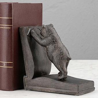 Держатель для книги Bookend Detective Bear