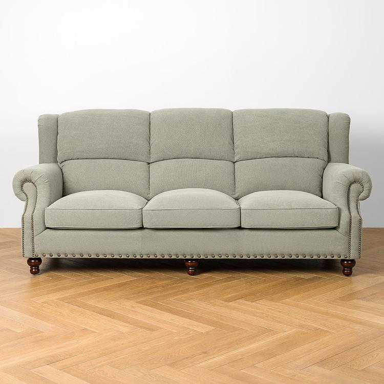 Трёхместный льняной диван Черчилль Churchill 3 Seater Linen RM