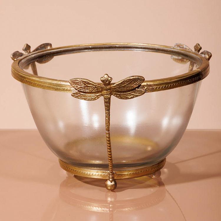 Стеклянная пиала Стрекоза Dragonfly Glass Bowl