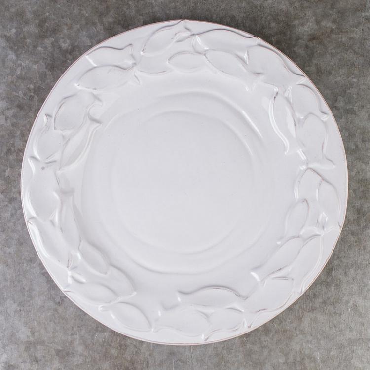 Десертная тарелка Косяк рыб Banc De Poissons White Dessert Plate