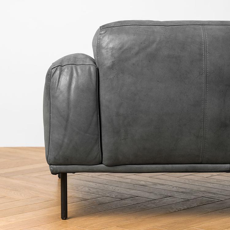 Угловой модульный кожаный диван Студио Studio Group Leather